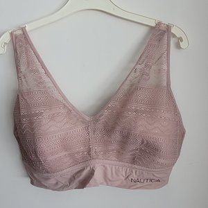 BRA BOGO SALE!! Blush Pink Nautica lace bralette bra Size 2x
